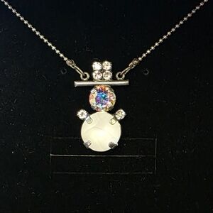 SABIKA Exclusive 2015 Snowman Hostess Choker/Necklace ~ NWOT